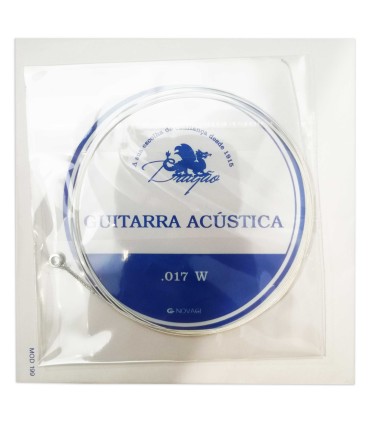 String Dragão wound steel of 017W gauge 2nd B with silk and ball end for viola superior