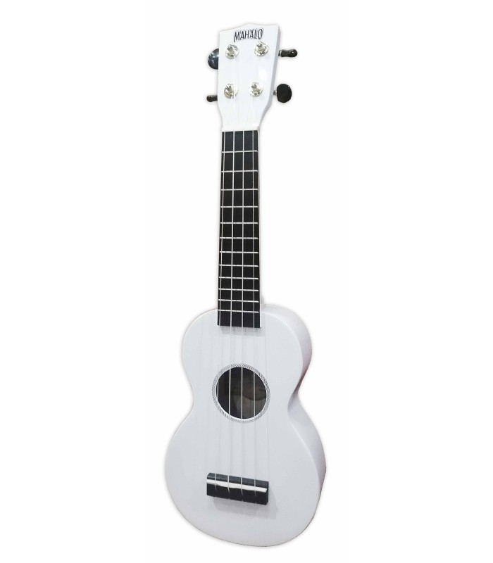Soprano ukulele Mahalo model MR1WT in white with a high gloss finish