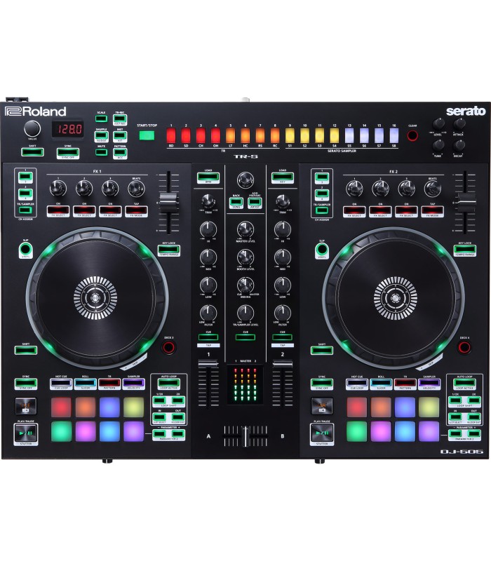 Equipamento de
DJ no Salão Musical