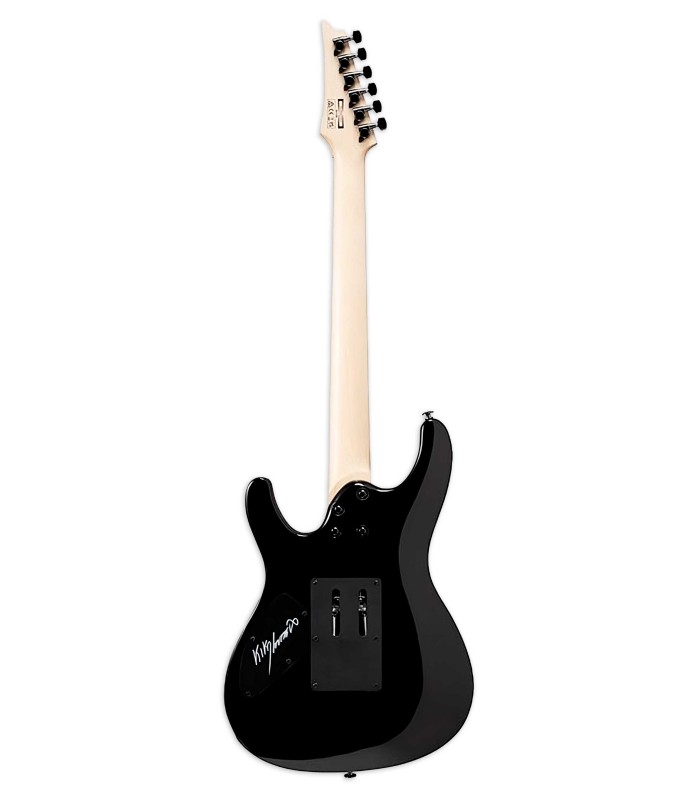 Espalda de la guitarra eléctrica Ibanez modelo KIKOSP3 TEB