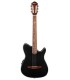 Guitarra eletroacústica Ibanez modelo TOD10N TKF Tim Henson Signature com acabamento Transparent Black Flat