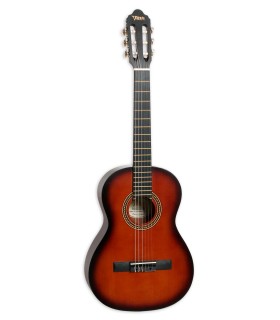 Guitarra clásica Valencia modelo VC203 CBS Sunburst de tamaño 3/4 con acabado mate