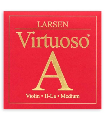 Cuerda individual Larsen modelo Virtuoso 3ª La con Bola para violino de tamaño 4/4