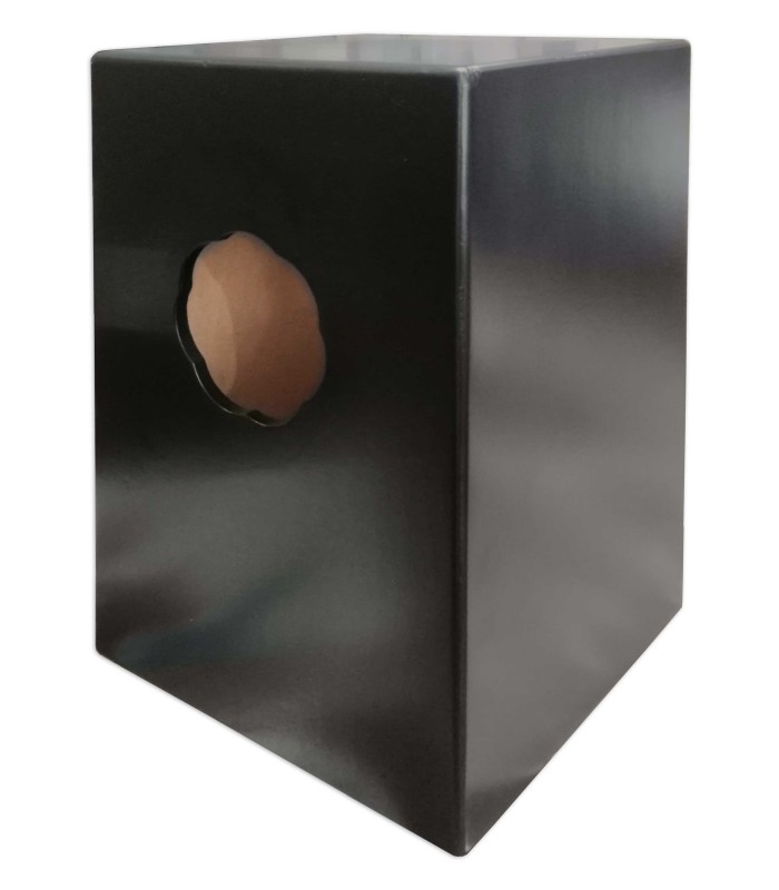 Birch back and sides in black color of the Honsuy cajon model 12790 Rumbero