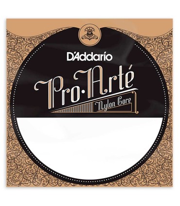 Capa da corda DAddario modelo NYL056W Silver Wound de calibre 056 bordão para guitarra clássica