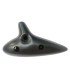 Costas da ocarina Woodi modelo Preta WRO-917-X