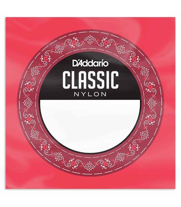 Package cover of the string DAddario model J2703 3rd G in normal tension 
 nylon for classical guitar
