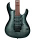 Alder body with DiMarzio pickups of the electric guitar Ibanez model KIKO10BP TGB Transparent Gray Burst