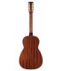Sapele back and sides of the acoustic guitar Gretsch model Jim Dandy Parlor Frontier Stain