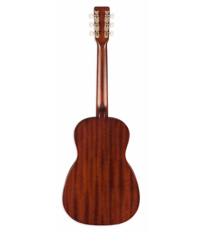 Sapele back and sides of the electroacoustic guitar Gretsch model Jim Dandy Deltoluxe Parlor