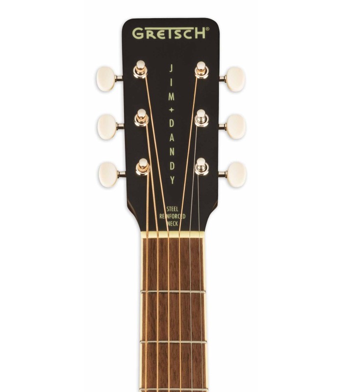 Cabeça da guitarra acústica Gretsch modelo Jim Dandy Concert