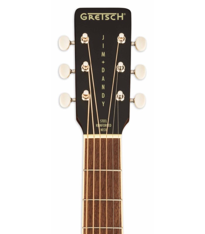 Cabeça da guitarra acústica Gretsch modelo Jim Dandy Concert