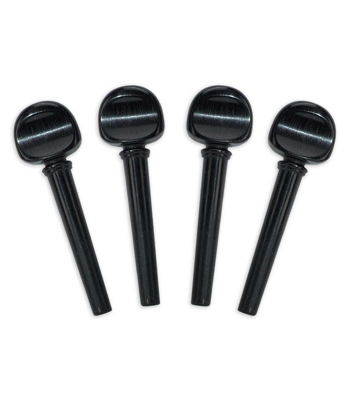 Conjunto de clavijas Gewa modelo Standard 415532 Media en ébano para violín de tamaño 3/4