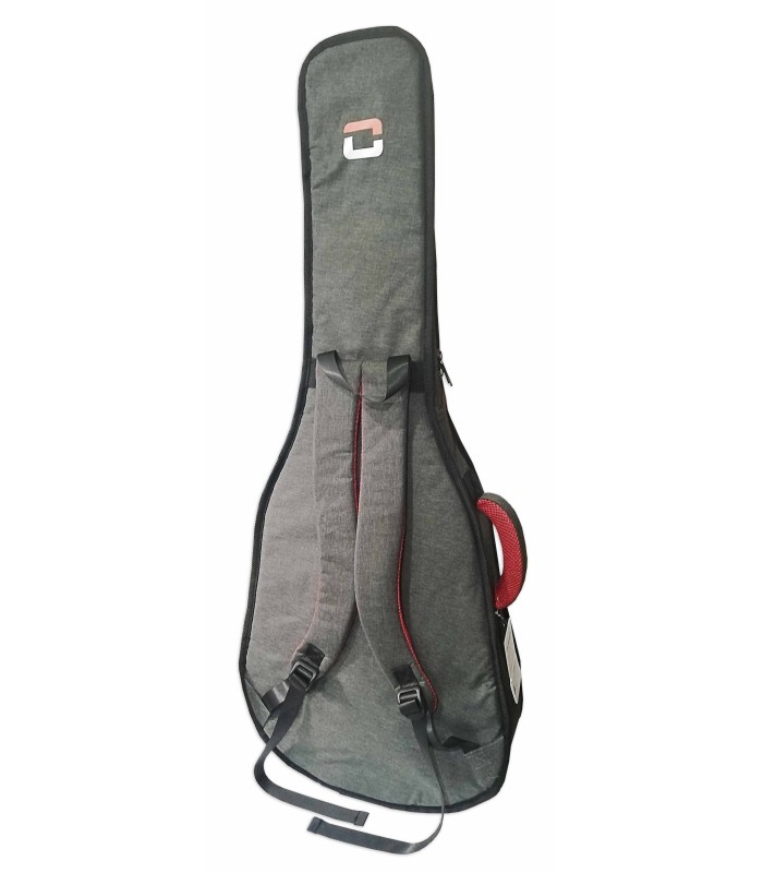 Espalda y correas acolchadas de la funda Crossrock modelo CRSG107C con 10mm de acolchado para guitarra clásica
