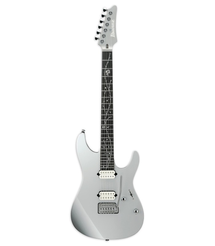 Electric guitar Ibanez model TOD10 Tim Henson in Silver color