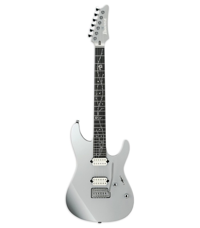 Guitarra eléctrica Ibanez modelo TOD10 Tim Henson en color Silver (plateado)