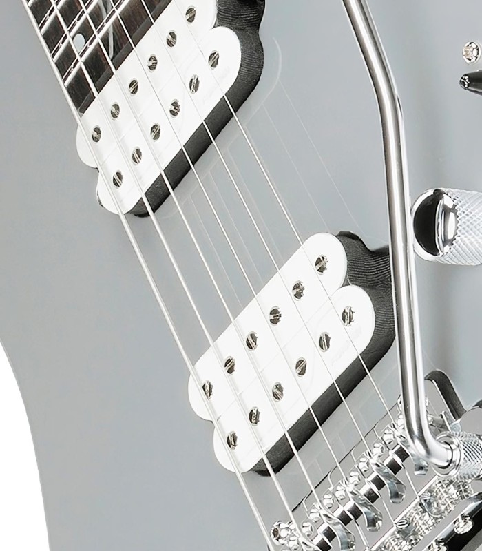 Body and Fishman® Fluence™ Humbuckers Pickups of the electric guitar Ibanez model TOD10 Tim Henson Silver