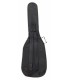 Back and straps of the gig bag Ortolá model 261 32B in nylon with 10mm padding