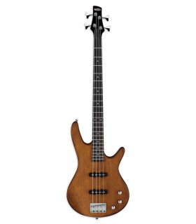 Guitarra baixo Ibanez modelo GSR180 LBF com acabamento Light Brown Flat (castanho claro) e de 4 cordas