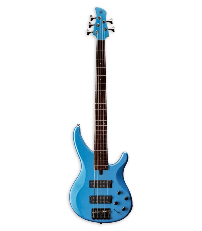Guitarra baixo Yamaha modelo TRBX305 FBL na cor Factory Blue e com 5 cordas