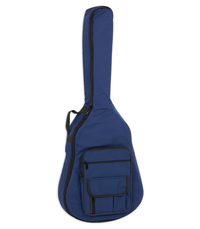 Saco Ortolá modelo 83 32B em nylon azul com almofadado de 10 mm para guitarra clássica