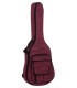 Bag Ortolá model 83 32B in bordeaux colored nylon with 10 mm padding for classical guitar
