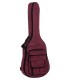 Funda Ortolá 83 32B en nilón de color bordeaux con acolchado de 10 mm para guitarra clásica