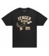 T shirt Fender na cor preta com grafismo Vintage Wings to Fly e de tamanho XL