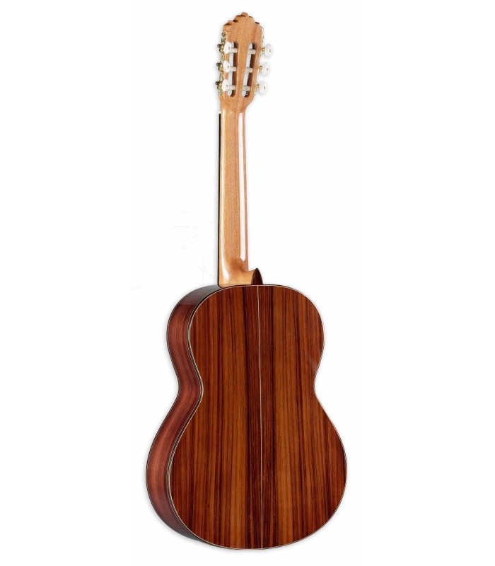 Fundo e ilhargas em pau-santo da guitarra clássica Alhambra modelo 5PA