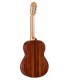 Fondo y aros en palisandro de la guitarra clásica Alhambra modelo 5P
