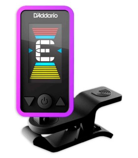 Afinador Daddario modelo PW CT 17PR Cromático Eclipse Violet na cor violeta