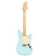 Electric guitar Fender model Player Mustang WN in Sonic Blue color