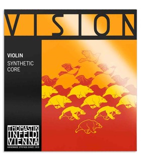 Jogo de cordas Thomastik modelo Infeld VI100 Vision para violino de tamanho 4/4