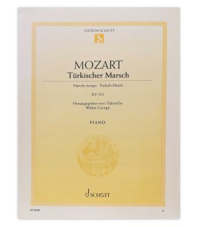 Mozart Marcha Turca Sonata em Lá menor KV331 da editora Ricordi