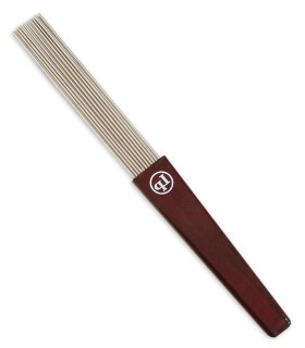 Scraper LP model LP333 for Merengue Guiro with steel bristles and plastic handle