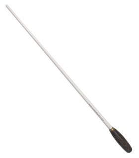 Batuta Pickboy modelo 160 PW/W Maple Shaft con palillo en madera de arce pintado en blanco
