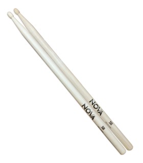 Par de baquetas Vic Firth modelo N5B com ponta de madeira nova