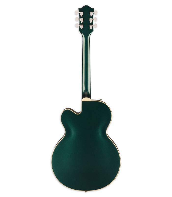 Back of the electric guitar Gretsch model G2420 Streamliner Single Cutaway Hollow Body Cadillac Green