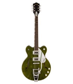 Guitarra eléctrica Gretsch modelo G2604T Streamliner con double cutaway y Bigsby, acabado Rally Green