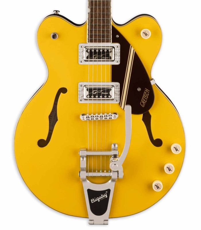 Electric Guitar Gretsch G2604T Streamliner Double Cutaway Rally Bamboo Yellow with Bigsby