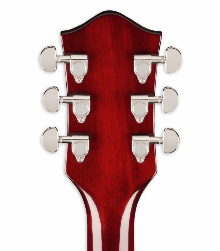 Clavijero de la guitarra eléctrica Gretsch modelo G2604T Streamliner Rally Oxblood (castaño rojízo)