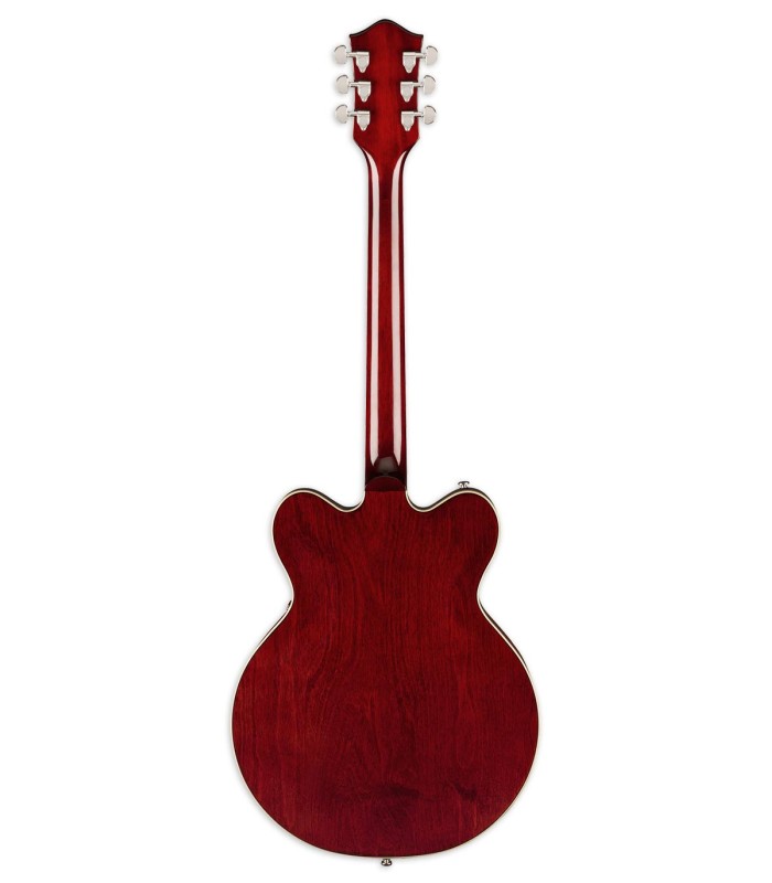 Espalda y mástil en nato de la guitarra eléctrica Gretsch modelo G2604T Streamliner Rally Oxblood (castaño rojízo)