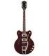 Guitarra elétrica Gretsch modelo G2604T Streamliner com double cutaway e bigsby, cor Rally Oxblood (castanho avermelhado)