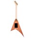 Costas da guitarra elétrica Jackson modelo JS32 Rhoads MAH natural com braço em maple (bordo)