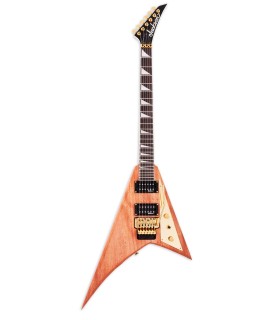 Guitarra elétrica Jackson modelo JS32 Rhoads MAH com acabamento natural