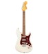 Guitarra elétrica Fender Squier modelo Classic Vibe Stratocaster 70S LRL com acabamento Olympic White (branco)