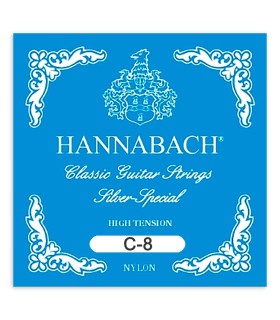 String Hannabach 8158ZHT 8th Nylon for Classical Guitar