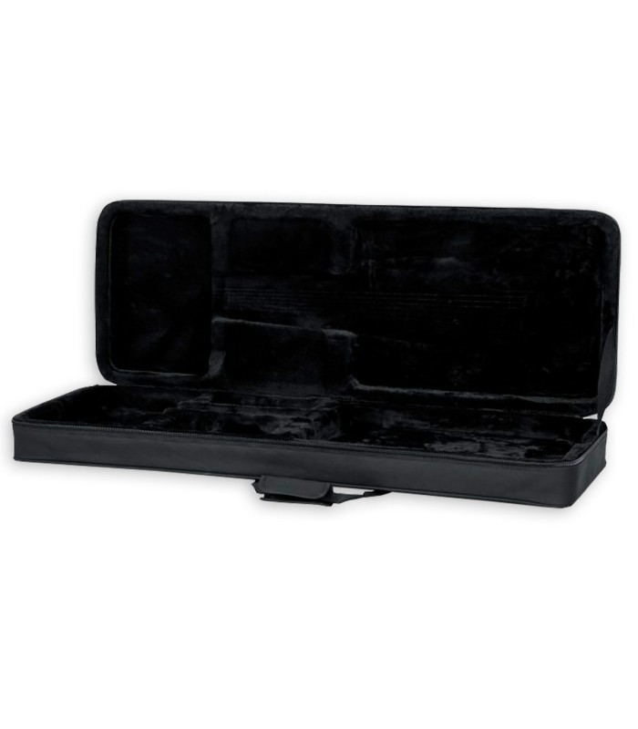 Interior do estojo Gator modelo GL Electric para guitarra elétrica