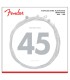 Juego de cuerdas Fender modelo 9050L flat wound para bajo long scale de calibres 045 100