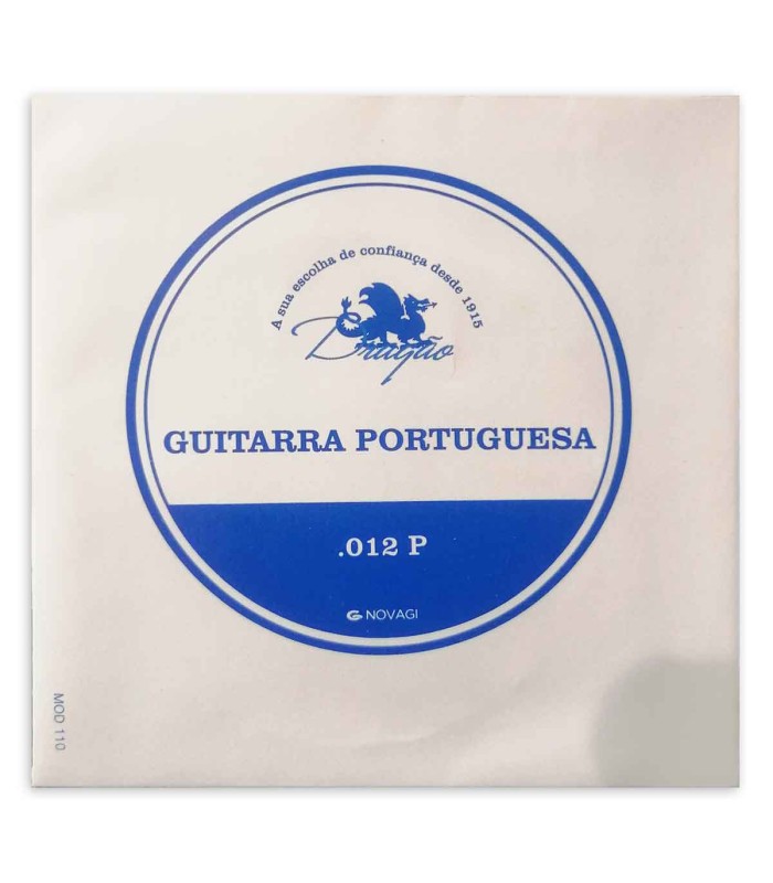 Package of the individual string Dragão model 859 2nd G for Coimbra Portuguese guitar